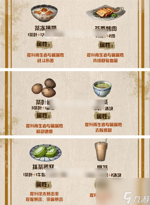 明日之后茶叶有什么用 明日之后茶叶食谱大全(图1)