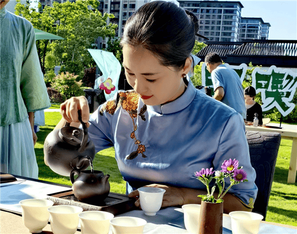 迎国际茶日宁波江北举行“且坐喫茶•非遗传承”活动(图3)